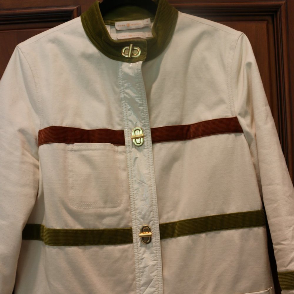 Tory Burch Cadyn Jacket Coat Size 10 excellent con